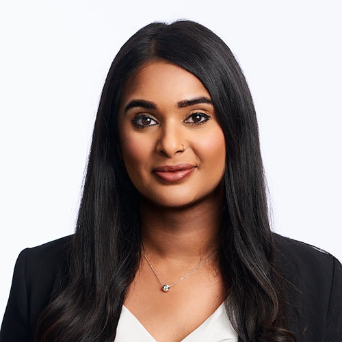 Corporate business headshot of young female lawyer